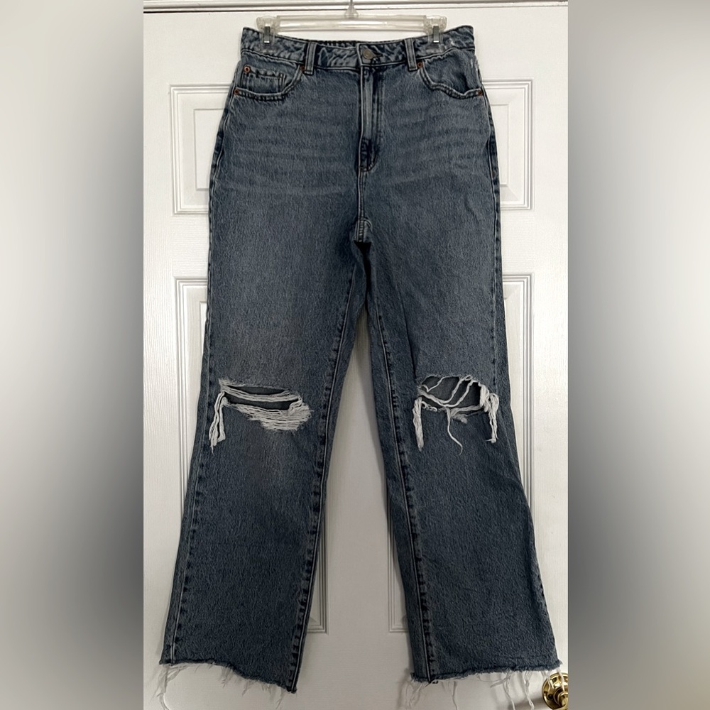 Garage High Waisted Wide Leg Jeans
